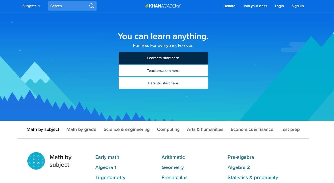 Khan Academy-Online Course Provider