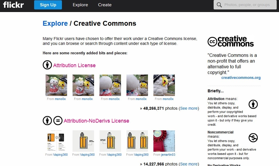 Flickr-Creative-Commons free site images