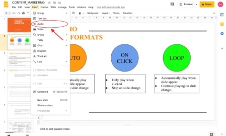 HOW TO DO A VOICEOVER ON GOOGLE SLIDE 1