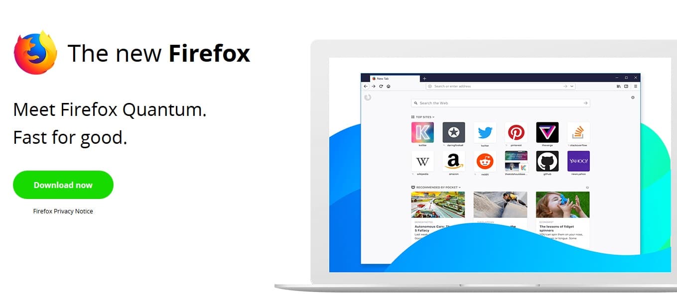 Firefox- Best Essential Programs for New Laptop