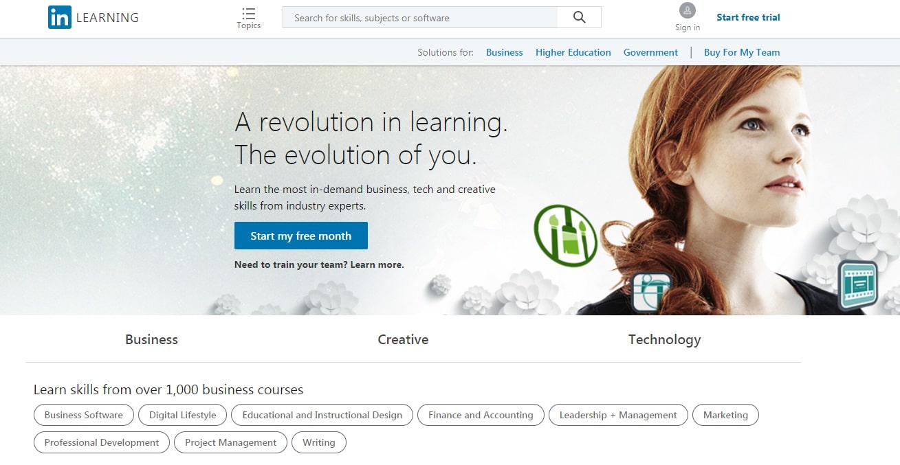 Linkedin Learning-Online Course Provider