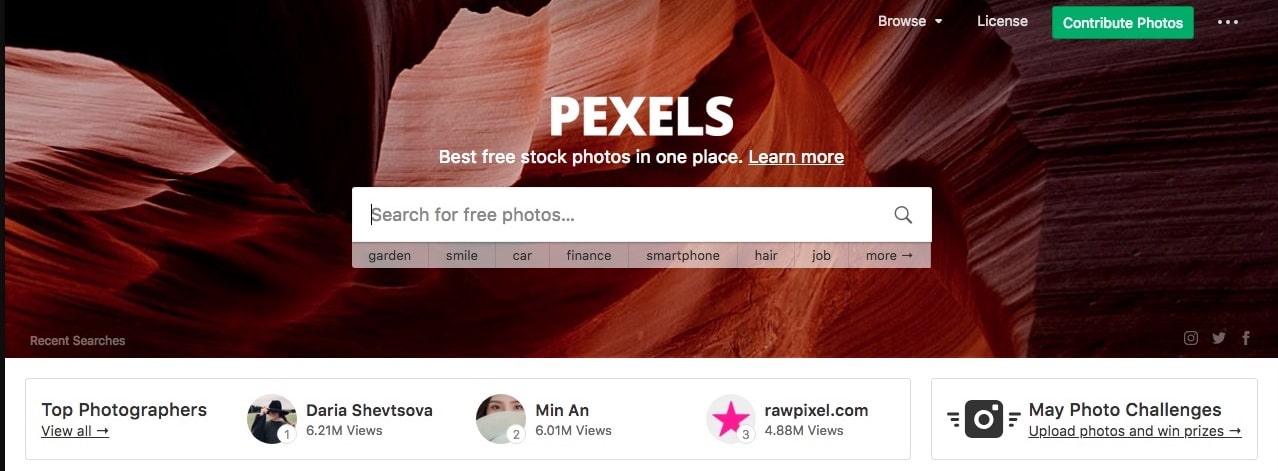 pexels free site images
