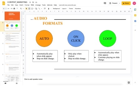 HOW TO DO A VOICEOVER ON GOOGLE SLIDE